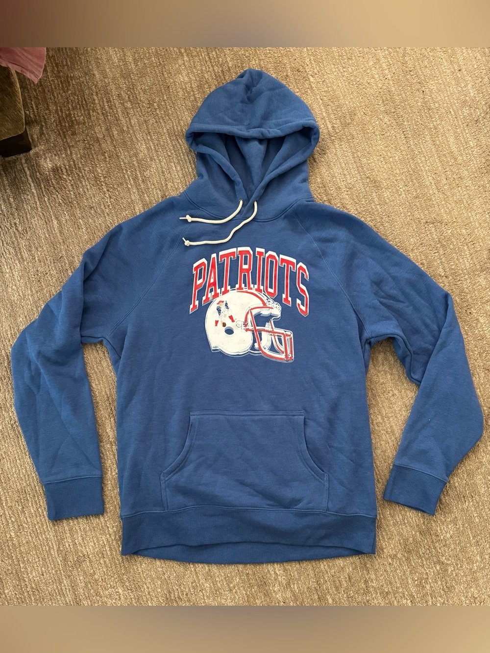 HOMAGE Blue New England Patriots Hoodie - Men’s XL